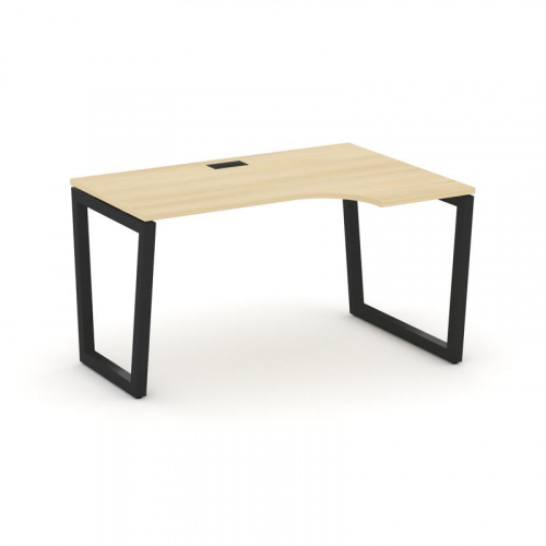 Style Project Стол рабочий эргоном. SN-5T2.SPA-022(R) Акация Лорка/Металл Антрацит/Заглушка Пластик фото 9