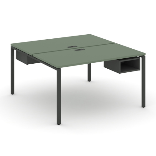 Бенч-система на 2 места с подвесными тумбами Concept CN.DRS-104