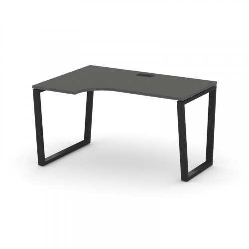 Style Project Стол рабочий эргоном. SN-6T2.SPA-002(L) Акация Лорка/Металл Антрацит/Заглушка Пластик фото 7