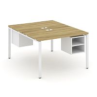 Бенч-система на 2 места с подвесными тумбами Concept CN.DRS-106