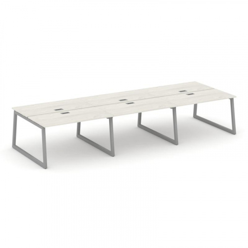 Style Project Рабочая станция 2-х сторон. SN-5T1.DRS-071 Акация Лорка/Металл Антрацит/Заглушка Пласт фото 11