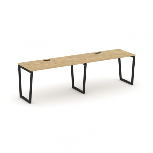 Style Project Рабочая станция 1 сторон. SN-4T2.ORS-013 Акация Лорка/Металл Антрацит/Заглушка Пластик