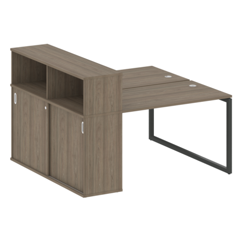 Бенч-система с шкафом-купе на О-обр. м/к Metal System Quattro 40БО.РС-СШК-2.2