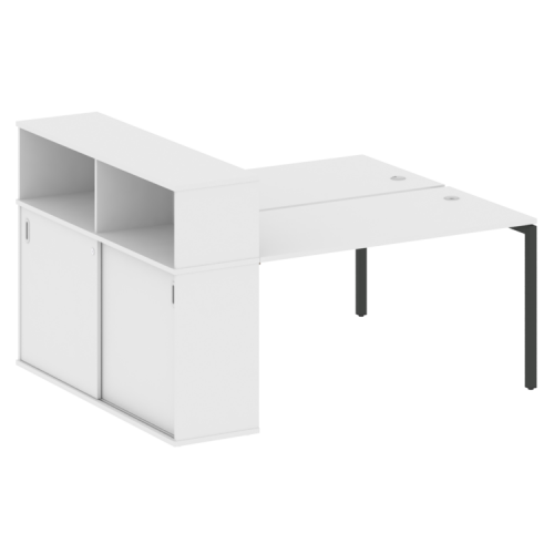 Бенч-система с шкафом-купе на П-обр. м/к Metal System Quattro 40БП.РС-СШК-2.3 фото 13