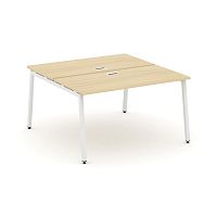 Style Project Рабочая станция 2-х сторон. SN-4A.DRS-014 Акация Лорка/Металл Белый 1580*1432*750