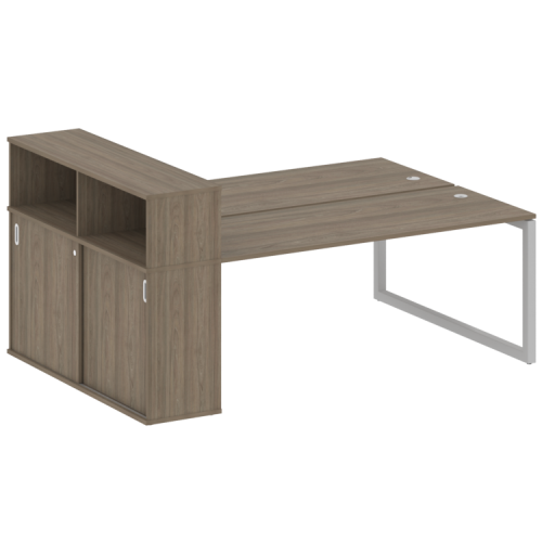 Бенч-система с шкафом-купе на О-обр. м/к Metal System Quattro 50БО.РС-СШК-2.5 фото 2