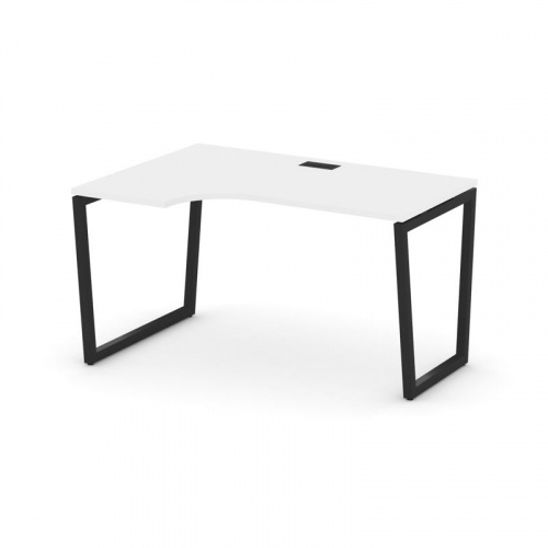 Style Project Стол рабочий эргоном. SN-4T2.SPA-011(L) Акация Лорка/Металл Антрацит/Заглушка Пластик фото 7