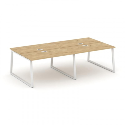 Style Project Рабочая станция 2-х сторон. SN-6T1.DRS-031 Акация Лорка/Металл Антрацит/Заглушка Пласт фото 3