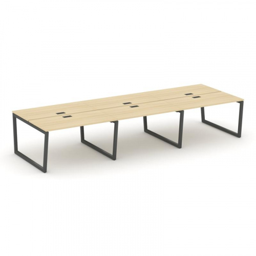 Style Project Рабочая станция 2-х сторон. SN-5T2.DRS-081 Акация Лорка/Металл Антрацит/Заглушка Пласт фото 28