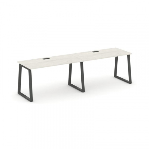 Style Project Рабочая станция 1 сторон. SN-6T1.ORS-002 Акация Лорка/Металл Антрацит/Заглушка Пластик фото 24