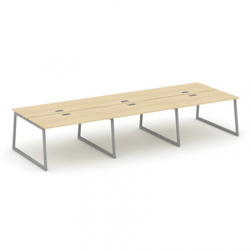 Style Project Рабочая станция 2-х сторон. SN-4T1.DRS-061 Акация Лорка/Металл Антрацит/Заглушка Пласт фото 26