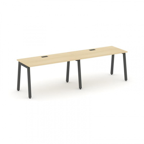 Style Project Рабочая станция 1 сторон. SN-5A.ORS-013 Тиквуд Светлый/Металл Антрацит 2760*700*750 фото 24