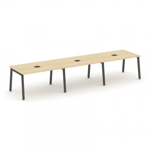 Style Project Стол переговорный SN-5A.SPRG-024 Вяз Благородный/Металл Антрацит 4740*980*750 фото 21