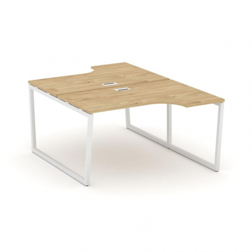 Style Project Рабочая станция эргоном. SN-4T2.DRPA-002 Акация Лорка/Металл Антрацит/Заглушка Пластик фото 3