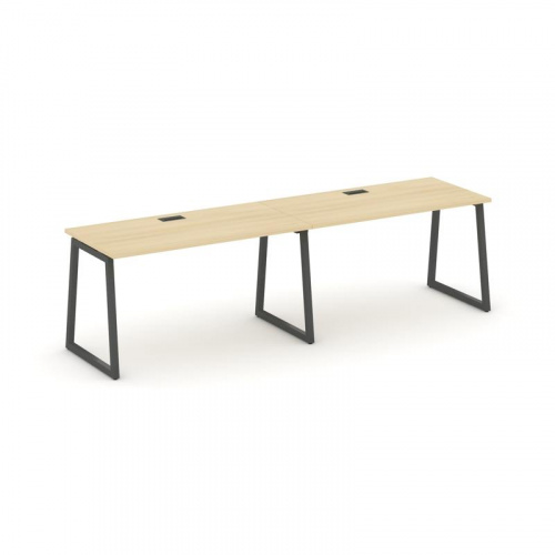 Style Project Рабочая станция 1 сторон. SN-4T1.ORS-024 Акация Лорка/Металл Антрацит/Заглушка Пластик фото 28