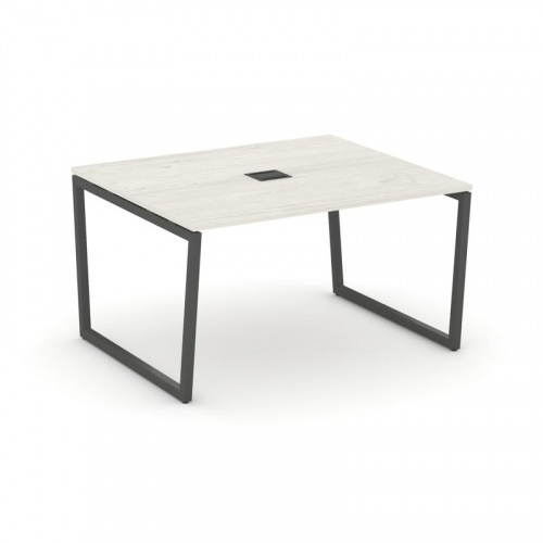 Style Project Стол переговорный SN-4T2.SPRG-033 Акация Лорка/Металл Антрацит/Заглушка Металл Антраци фото 24