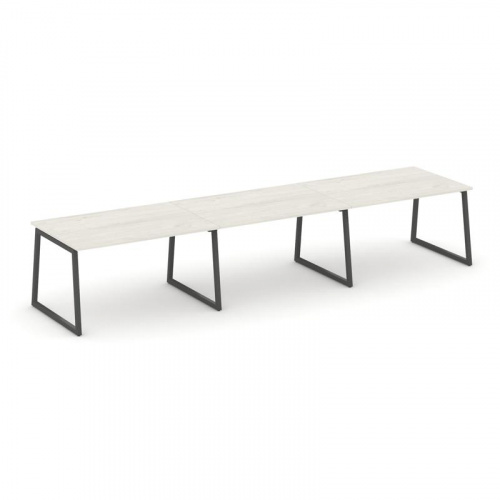 Style Project Стол переговорный SN-4T1.SPRG-022.3 Акация Лорка/Металл Антрацит 3540*980*750 фото 24