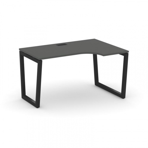 Style Project Стол рабочий эргоном. SN-5T2.SPA-022(R) Акация Лорка/Металл Антрацит/Заглушка Пластик фото 8