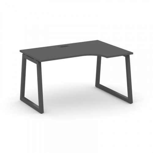 Style Project Стол рабочий эргоном. SN-5T1.SPA-012(R) Акация Лорка/Металл Антрацит/Заглушка Пластик фото 27