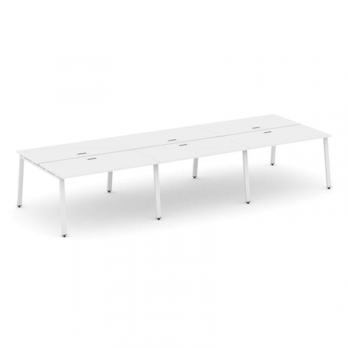 Style Project Рабочая станция 2-х сторон. SN-6A.DRS-081 Дуб Табак/Металл Белый 2940*1632*750 фото 20