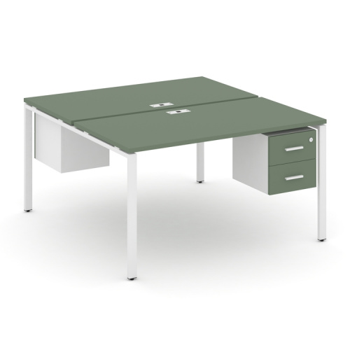 Бенч-система на 2 места с подвесными тумбами Concept CN.DRS-113 фото 5