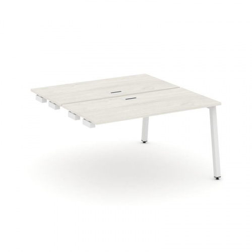 Style Project Стол-приставка к опор. элем. SN-5A.DPRS-003 Дуб Табак/Металл Белый 1380*1232*750 фото 22