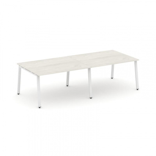 Style Project Стол переговорный SN-6A.SPRG-044.3 Дуб Наварра/Металл Белый 3160*1180*750 фото 28