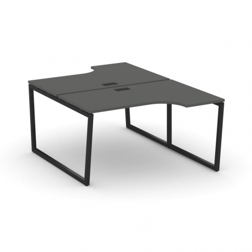 Style Project Рабочая станция эргоном. SN-4T2.DRPA-002 Акация Лорка/Металл Антрацит/Заглушка Пластик фото 4