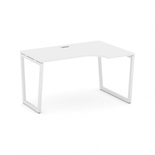 Style Project Стол рабочий эргоном. SN-4T2.SPA-022(R) Акация Лорка/Металл Антрацит/Заглушка Пластик фото 16