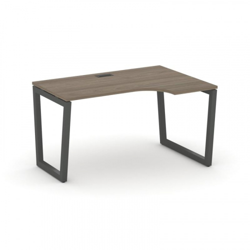 Style Project Стол рабочий эргоном. SN-5T2.SPA-022(R) Акация Лорка/Металл Антрацит/Заглушка Пластик фото 25