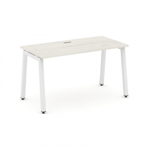 Style Project Стол письменный SN-5A.SP-021 Тиквуд Светлый/Металл Белый 980*800*750 фото 16