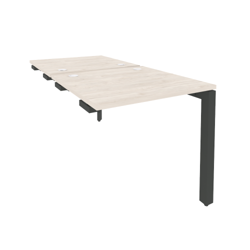 Стол-приставка двойной на П-обр. м/к Onix O.MP-D.SPR-0.8