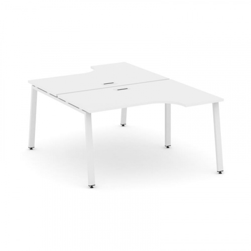 Style Project Рабочая станция эргоном. SN-6A.DRPA-012 Вяз Благородный/Металл Белый 1580*1432/1992*75 фото 18