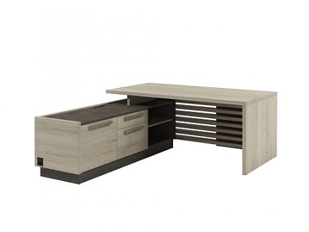 Стол для руководителя с опорной тумбой Z-218Л.1000 с блоком розеток