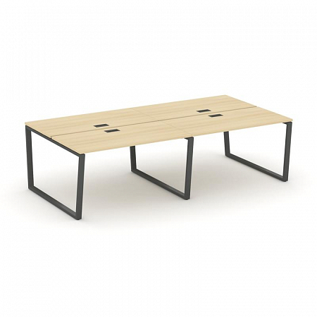 Style Project Рабочая станция 2-х сторон. SN-6T2.DRS-031 Акация Лорка/Металл Антрацит/Заглушка Пласт