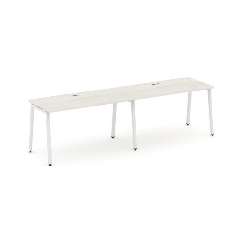 Style Project Рабочая станция 1 сторон. SN-4A.ORS-022 Дуб Наварра/Металл Белый 2360*800*750 фото 28