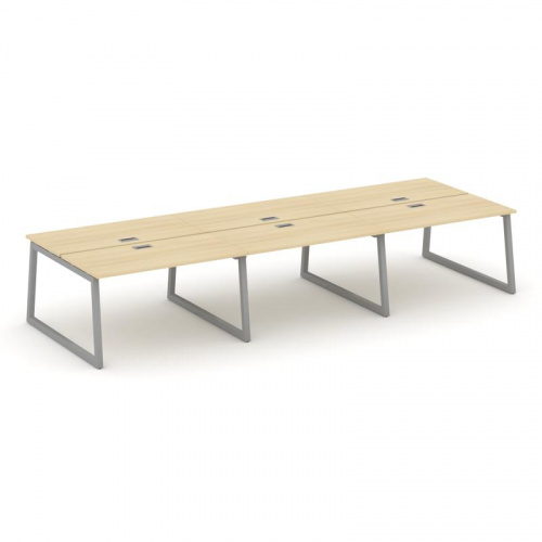 Style Project Рабочая станция 2-х сторон. SN-5T1.DRS-071 Акация Лорка/Металл Антрацит/Заглушка Пласт фото 20