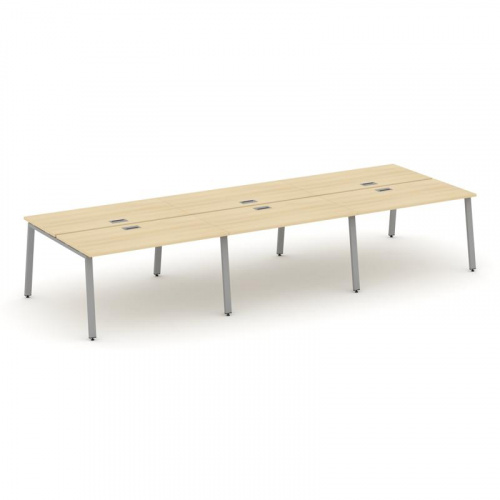 Style Project Рабочая станция 2-х сторон. SN-6A.DRS-081 Дуб Табак/Металл Белый 2940*1632*750 фото 9