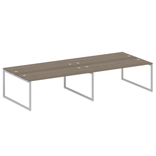 Бенч-система на 4 места на О-обр. м/к Metal System Quattro 40БО.СМ-4.5 