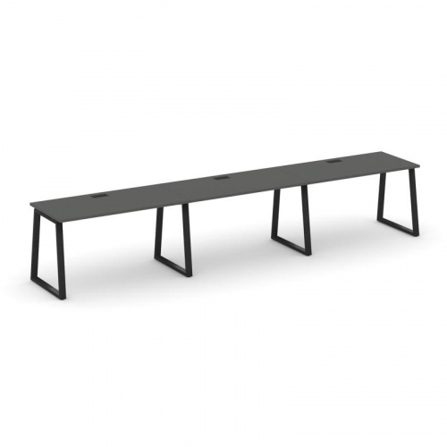 Style Project Рабочая станция 1 сторон. SN-6T1.ORS-051 Акация Лорка/Металл Антрацит/Заглушка Пластик фото 7