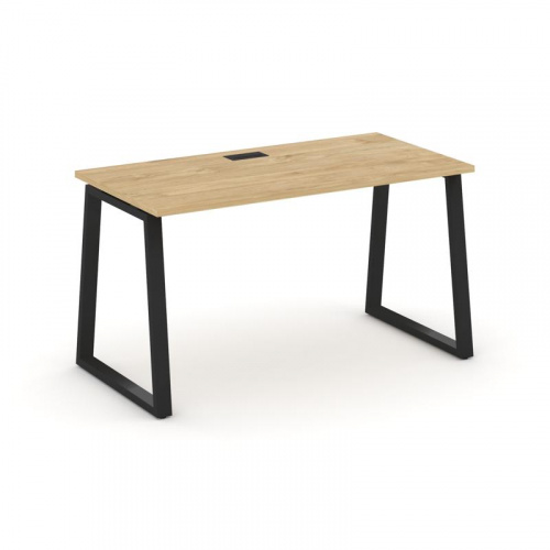 Style Project Стол письменный SN-6T1.SP-015 Акация Лорка/Металл Антрацит/Заглушка Пластик Черный 178