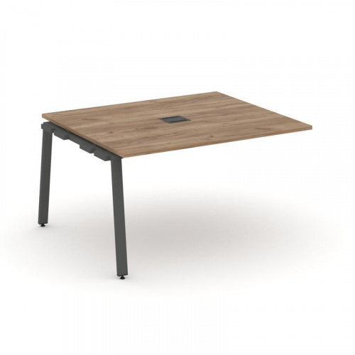 Style Project Проходной наб. элем. перег. стола SN-6A.NSPRG-034 Дуб Наварра/Металл Белый 1580*1180*7 фото 22