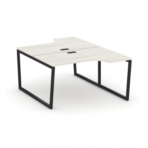 Style Project Рабочая станция эргоном. SN-4T2.DRPA-002 Акация Лорка/Металл Антрацит/Заглушка Пластик фото 6