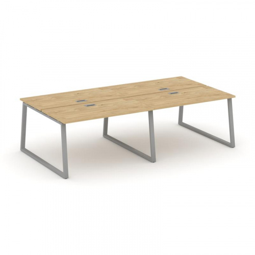 Style Project Рабочая станция 2-х сторон. SN-6T1.DRS-031 Акация Лорка/Металл Антрацит/Заглушка Пласт фото 2