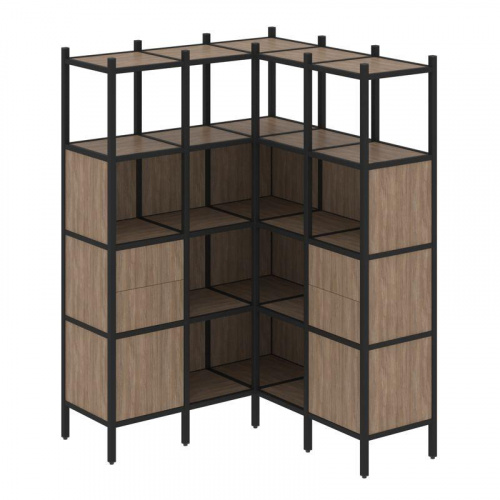 Стеллаж офисный угловой Loft VR.L-33 фото 10 Стеллаж офисный угловой Loft VR.L-33 фото 10