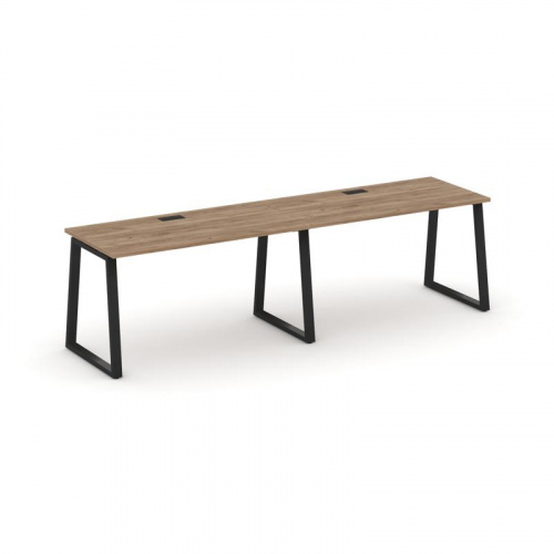 Style Project Рабочая станция 1 сторон. SN-6T1.ORS-002 Акация Лорка/Металл Антрацит/Заглушка Пластик фото 6