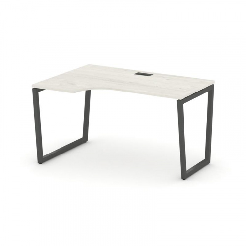 Style Project Стол рабочий эргоном. SN-4T2.SPA-011(L) Акация Лорка/Металл Антрацит/Заглушка Пластик фото 24