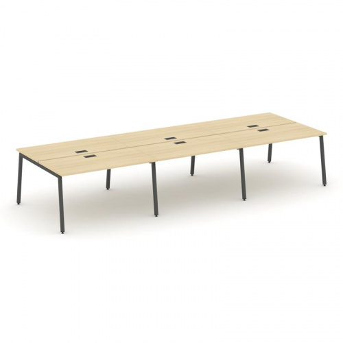 Style Project Рабочая станция 2-х сторон. SN-4A.DRS-081 Дуб Табак/Металл Белый 2940*1632*750 фото 20