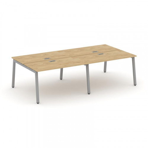 Style Project Рабочая станция 2-х сторон. SN-5A.DRS-033 Дуб Наварра/Металл Белый 2760*1232*750 фото 5