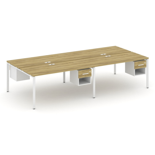 Бенч-система на 4 места с подвесными тумбами Concept CN.DRS-140 фото 11